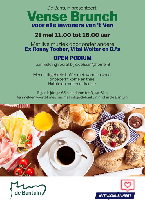 21 mei - Vense Brunch 